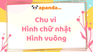 Chu vi hình chữ nhật lớp 3, chu vi hình vuông lớp 3