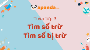 tìm số bị trừ